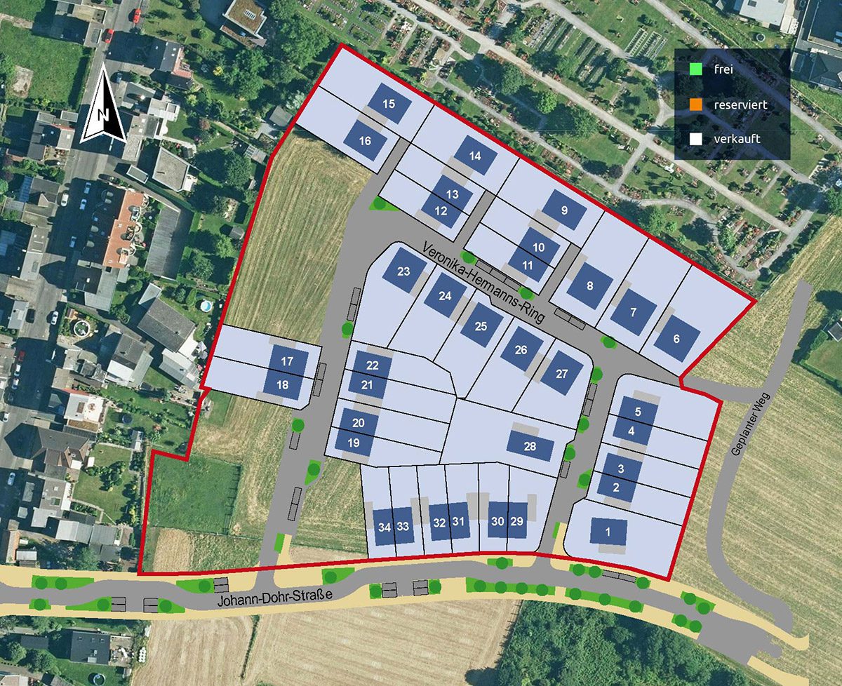 Wohnquartier in Bettrath – Bauabschnitt 2